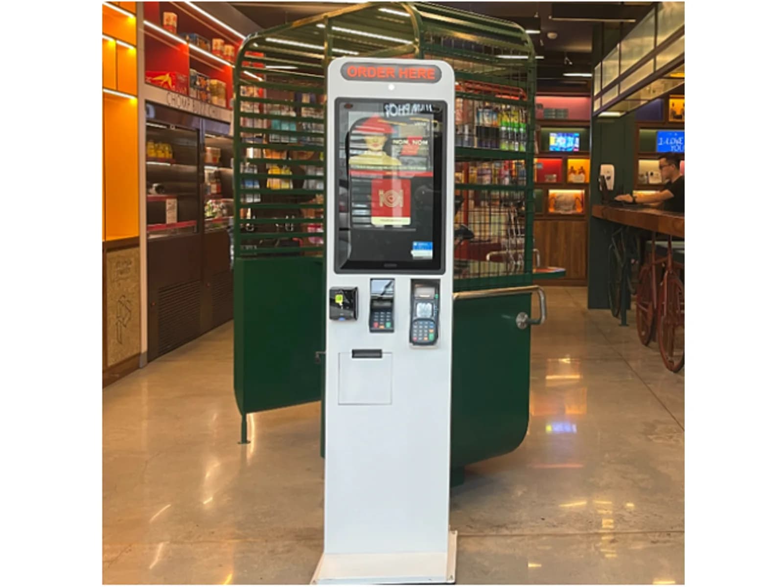 KIOSK Self service COMQ Q-KIOSK 22PMT (Series) - Second Angle