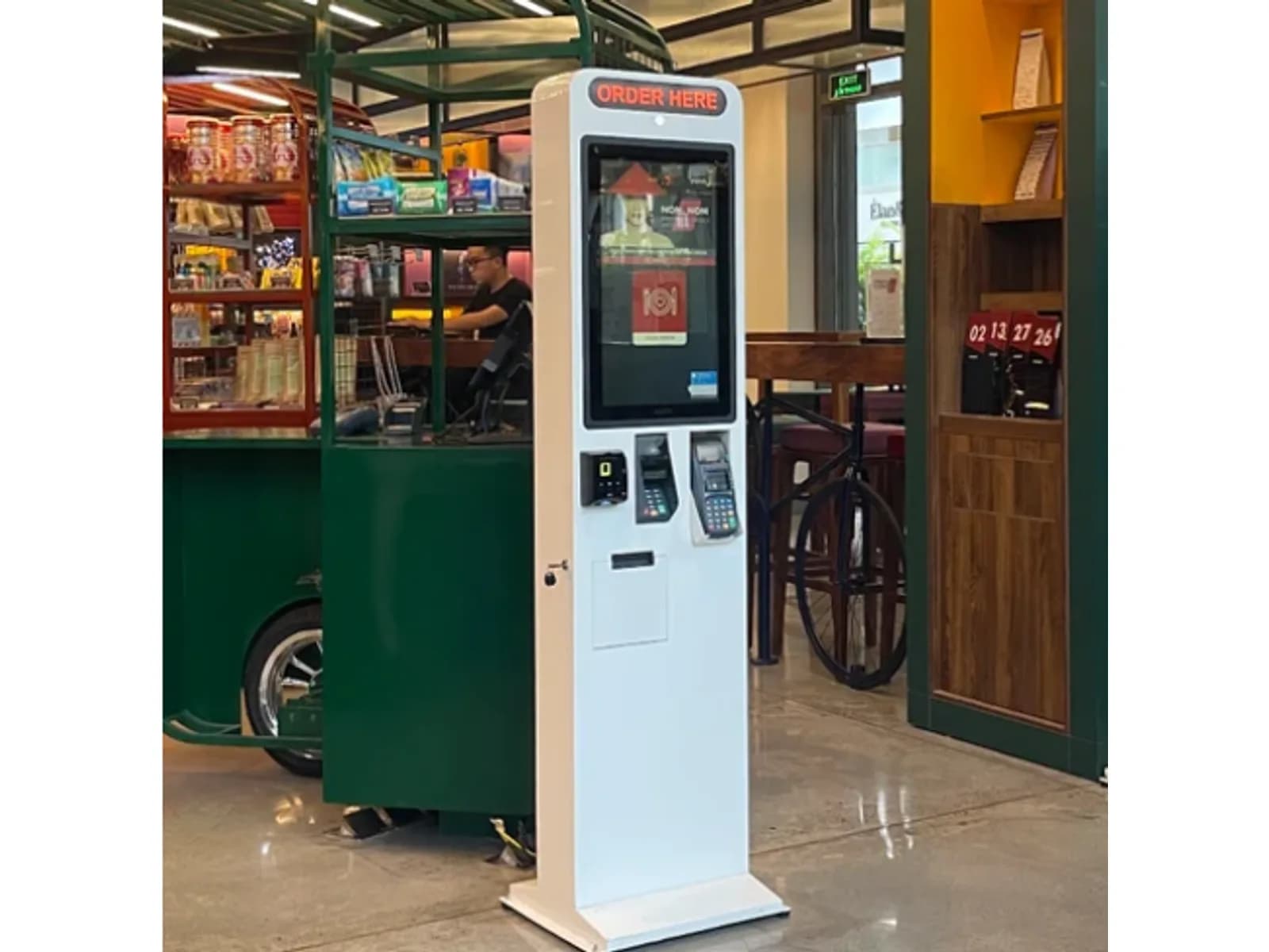 KIOSK Self service COMQ Q-KIOSK 24PMT (Series) - Second Angle