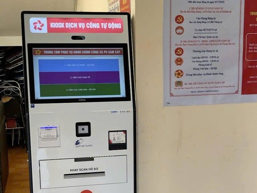 TTHCC Xã Pu Sam Cáp Hiện Đại Hóa Dịch Vụ Với Hệ Thống Xếp Hàng Tự Động Từ ComQ - hình ảnh 4