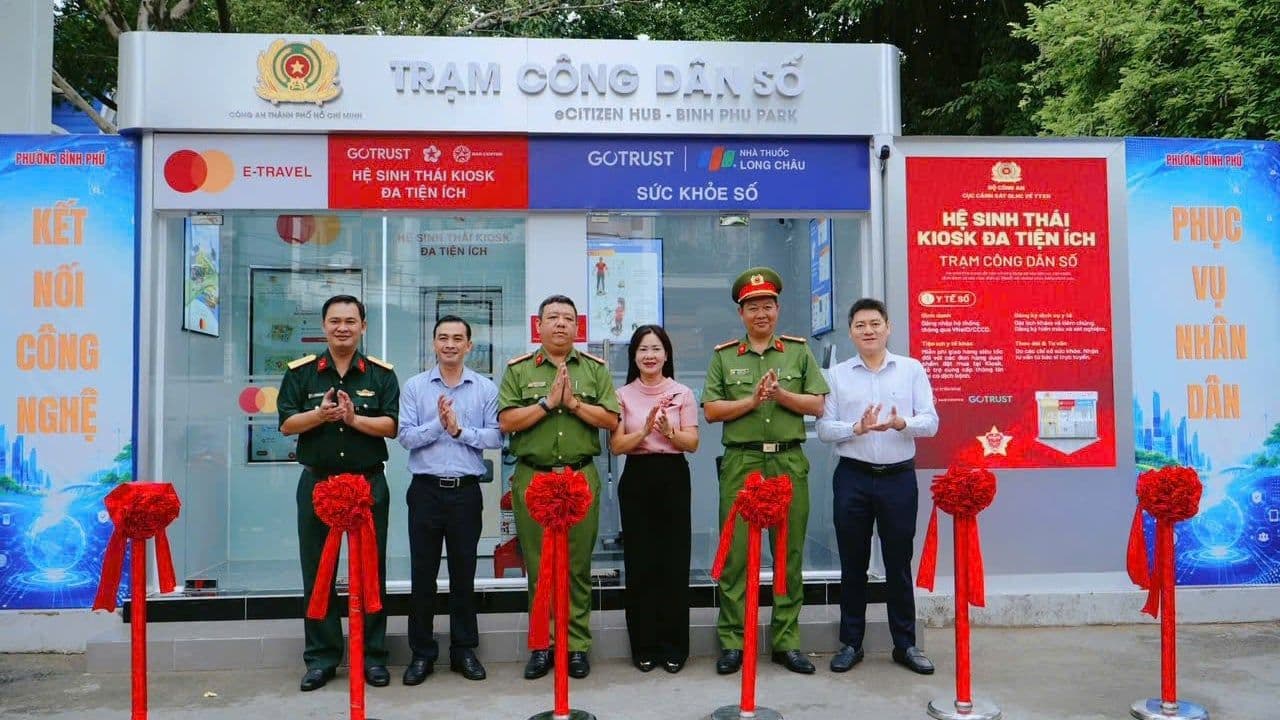 Trạm công dân số tại Công viên Bình Phú